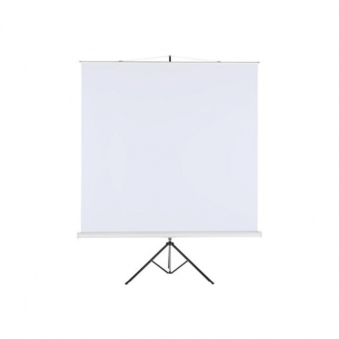 Stativ-Leinwand 240x240 cm Tuch: mattweiß  